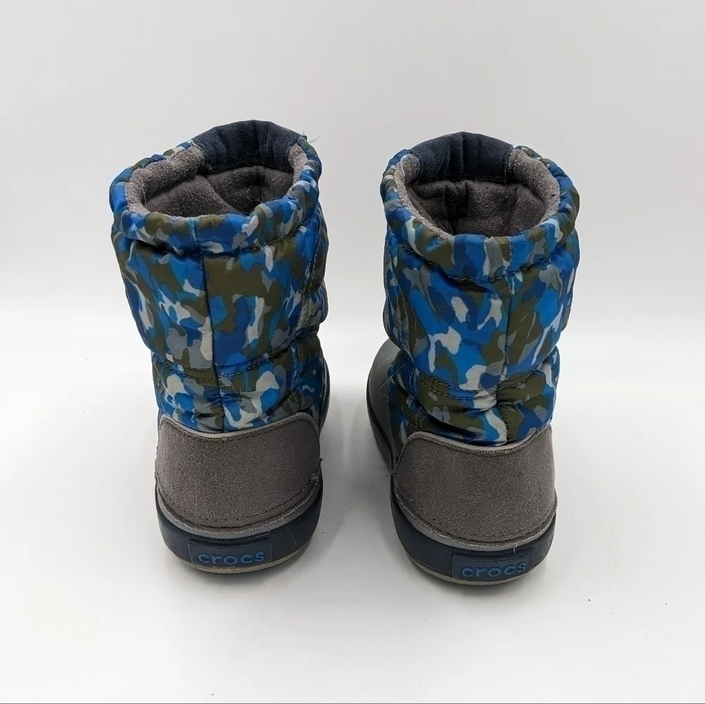 Crocs Camo Camouflage Lined Boot 11T
